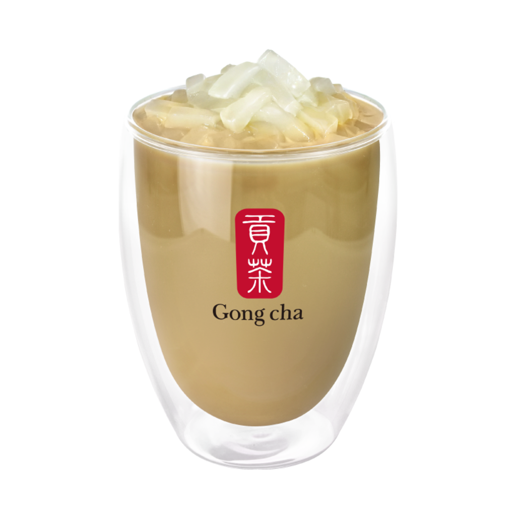 Milk Tea w Coconut Jelly (Hot) Gong Cha Appropo